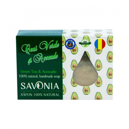 sapunuri - Sapun Natural Ceai Verde si Avocado, 90g savonia