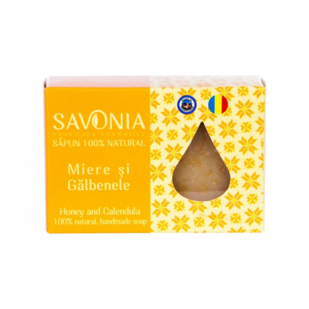 MAMA si COPILUL - Sapun Natural Miere si Galbenele, 90g, Savonia