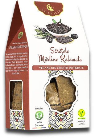 gustari sanatoase - SARATELE CRACKERS VEGANI, 107gr, Hiper Ambrozia la Nana Plafar