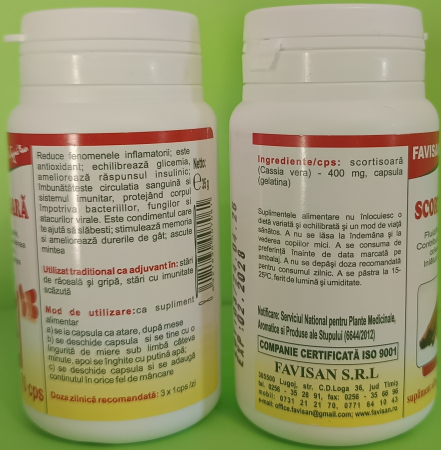 Scortisoara, 70 capsule, Favisan la Nana Plafar [1]