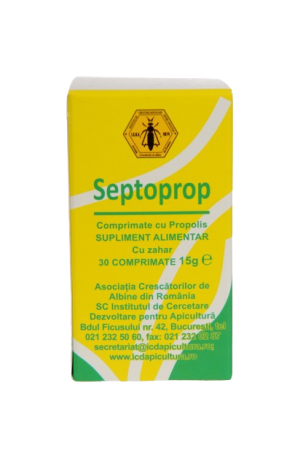 SEPTOPROP Propolis 30 comprimate orodispersabile Institutul Apicol la Nana Plafar [1]