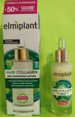 ingrijirea Tenului - Serum antirid concentrat Multi Collagen, 30 ml, Elmiplant la Nana Plafar