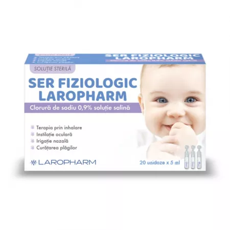 DISPOZITIVE MEDICALE - Ser fiziologic, 5 ml, 20 monodoze, Laropharm la Nana Plafar