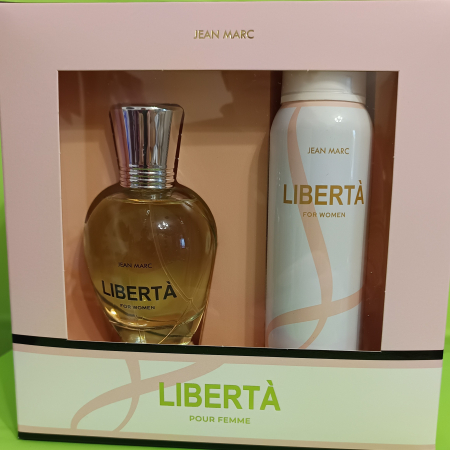 SET CADOU LIBERTA  femei apa parfumata + deodorant spray Jean Marc la Nana Plafar [1]