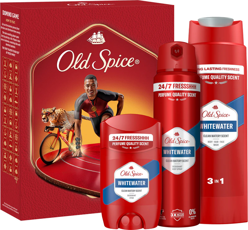 CADOURI pentru EL - SET CADOU OLD SPICE IRONMAN WHITEWATER la Nana Plafar