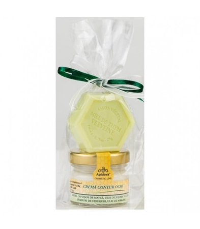 COSMETICE - SET CREMA CONTUR OCHI 30ml+SAPUN 25gr Apidava la Nana Plafar