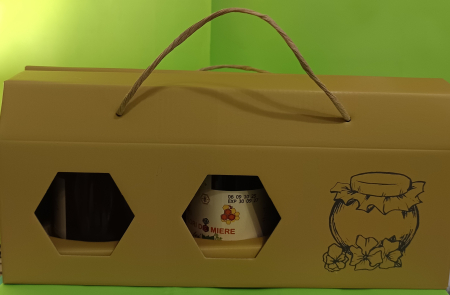 SET MIERE Poliflora, Rapita, Tei 3 x 450 g, Institutul Apicol la Nana Plafar [1]