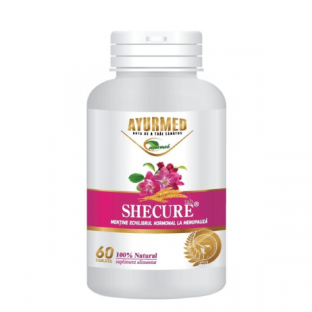 SUPLIMENTE AYURVEDICE - SHECURE echilibru hormonal MENOPAUZA, Ayurmed la Nana Plafar