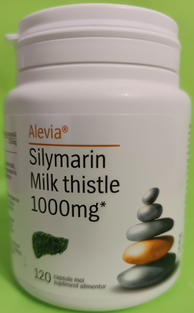 detoxifiere ficat - SILYMARIN MILK THISTLE 120 CAPSULE MOI Alevia la Nana Plafar