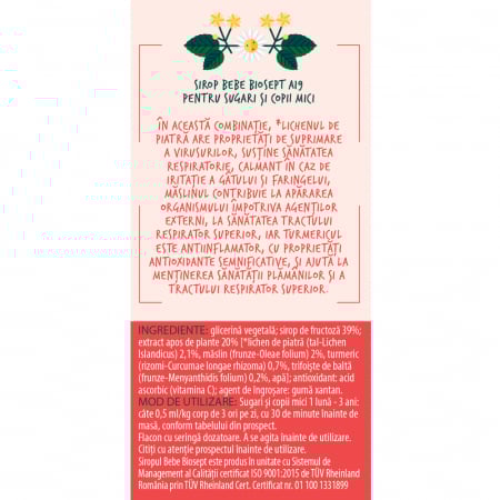 Sirop Bebe Biosept, A19, 100 ml, Fares [2]