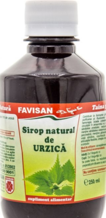 pentru COPII - SIROP de URZICA, 250ml FAVISAN la nana plafar