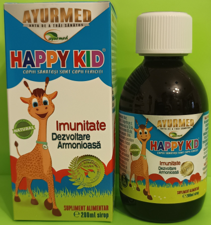 SIROP HAPPY KID, 2-14 ani, 200ml, Ayurmed la Nana Plafar
