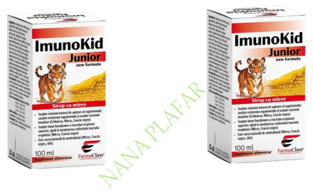 SIROP IMUNOKID JUNIOR NEW FORMULA 100ML, FarmaClass la Nana Plafar [1]