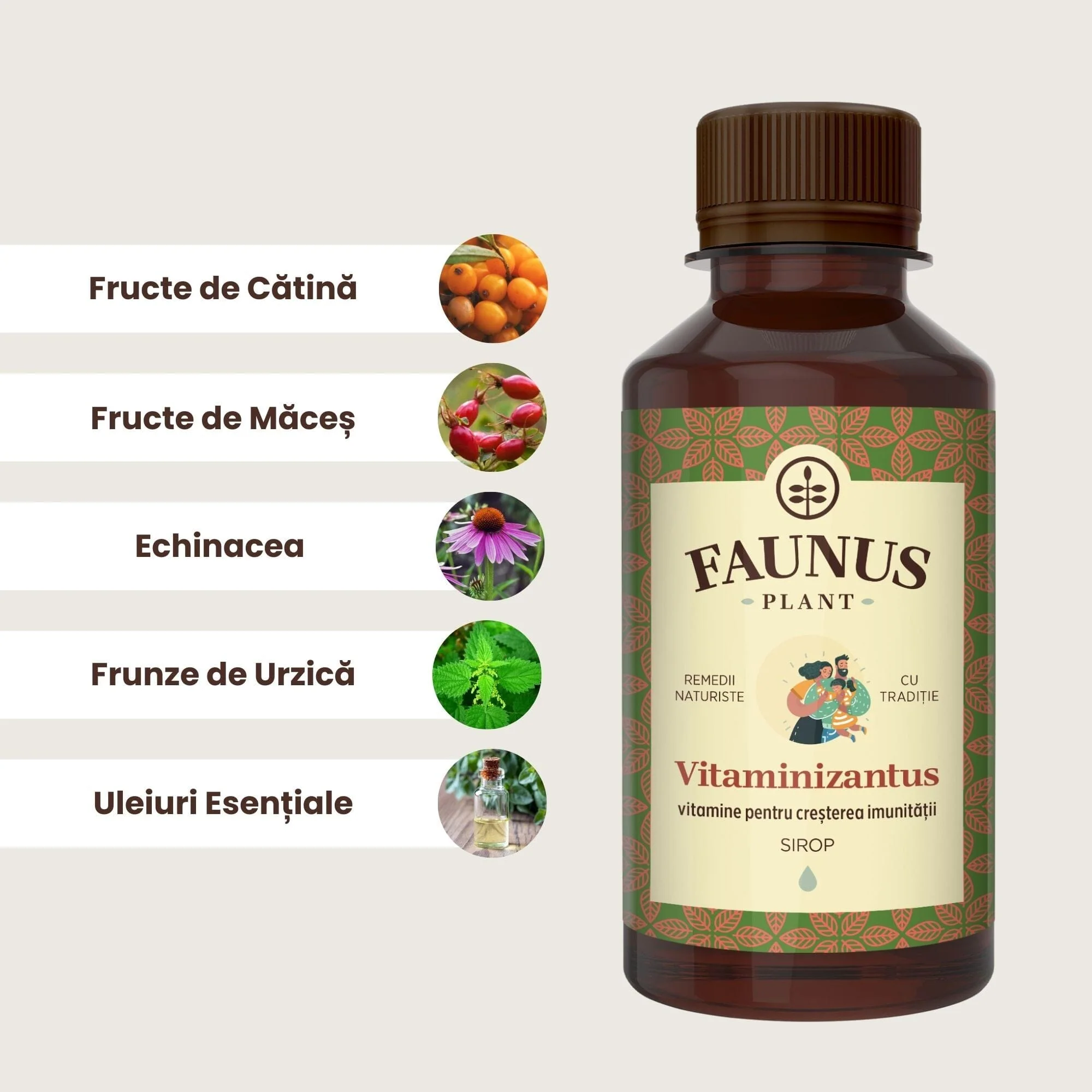 SIROP VITAMINIZANTUS Faunus Plant: la Nana Plafar