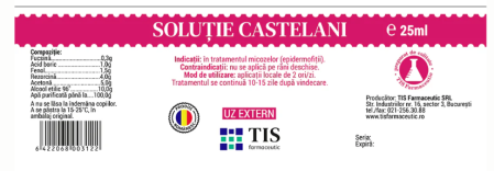 SOLUTIE CASTELANI, 25 ml, Tis Farmaceutic la Nana Plafar [1]