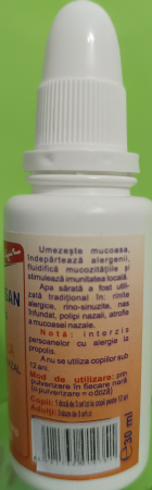 Solutie Hipertonica pentru Lavaj Nazal cu Sare de Mare si Propolis FaviRinosan, 30ml Favisan [1]