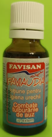 Solutie pentru igiena urechii Faviaudia, 20ml, Favisan