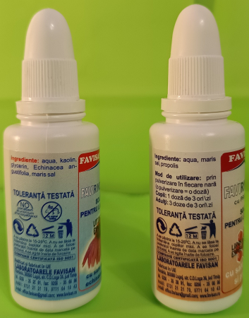 SOLUTIE PENTRU LAVAJ NAZAL Favirinosan, 30ml - Favisan la Nana Plafar [4]