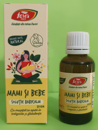 Solutie pentru sugari si copii mici Babycalm D104, 30ml, FARES [2]