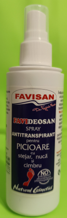 SPRAY ANTITRANSPIRANT PENTRU PICIOARE, 100ml, Favisan