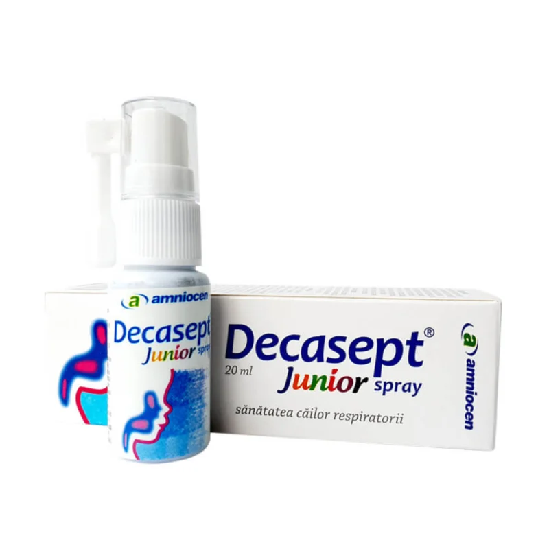 Spray  Bucal Decasept Junior, 20 ml, Amniocen la Nana Plafar