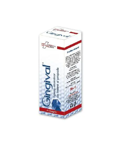 igiena orala - SPRAY BUCAL GINGIVAL CU PROPOLIS SI EXTRACTE VEGETALE, 30ml, FarmaClass