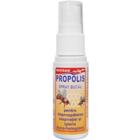 SUPLIMENTE PENTRU ADULTI - SPRAY BUCAL Propolis 30ML Favisan la nana plafar