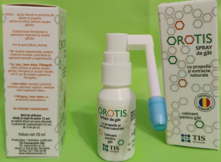 SPRAY DE GAT OROTIS 20ML TIS Farmaceutic la Nana Plafar [4]