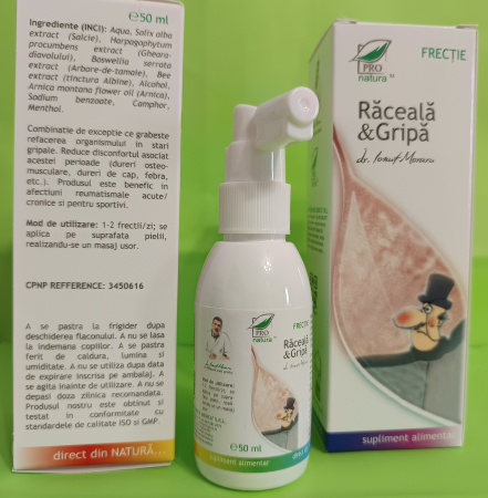 SPRAY FRECTIE RACEALA & GRIPA Pro Natura Medica la Nana Plafar [1]