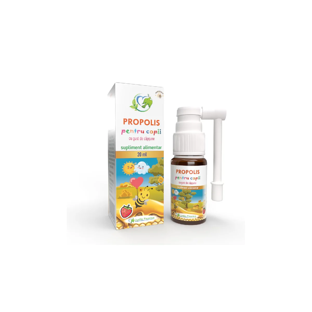 SPRAY GAT Propolis pentru copii 20 ml, Justin pharma la Nana Plafar