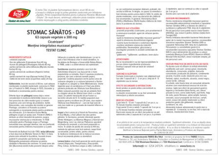 Stomac sanatos, D49, 63 capsule, Fares [1]