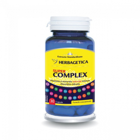 SUPER COMPLEX VITAMINE si MINERALE, HERBAGETICA