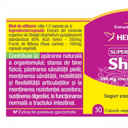 Super Shilajit Mumio 350mg,  Herbagetica [1]