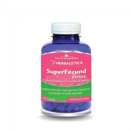 aparatul GENITAL - SUPERFECUND Herbagetica 120 Capsule la Nana Plafar