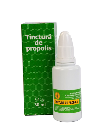 TINCTURA de PROPOLIS FORTE, 30ml, Institutul Apicol la Nana Plafar