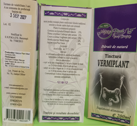 TINCTURA VERMIPLANT Natura Plant Nana Plafar [3]