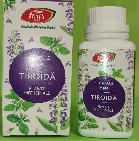 Tiroida M109, 60 capsule, Fares la Nana Plafar [2]