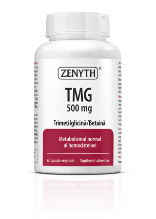 TMG Trimetilglicina/Betaina 500 mg, 60 capsule, Zenyth