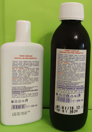 Tonic CAPILAR 2 in 1, cu Aloe, Argila, extracte din 8 plante,  125 ml, favisan [4]