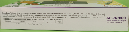 Tonic Imunitate ApiJunior fiole, Albina Carpatina la Nana Plafar [4]