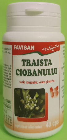 Traista Ciobanului, 40 capsule, Favisan [1]