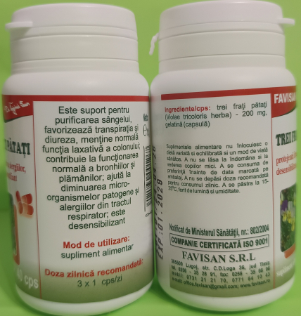 Trei Frati Patati, 40 capsule, Favisan [1]