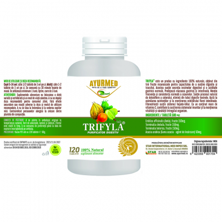 TRIFYLA Purificator Digestiv, Ayurmed la Nana Plafar [2]