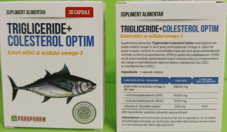 TRIGLICERIDE+COLESTEROL OPTIM, 30 capsule, Parapharm [1]