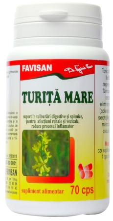 Turita Mare, 70 capsule, Favisan