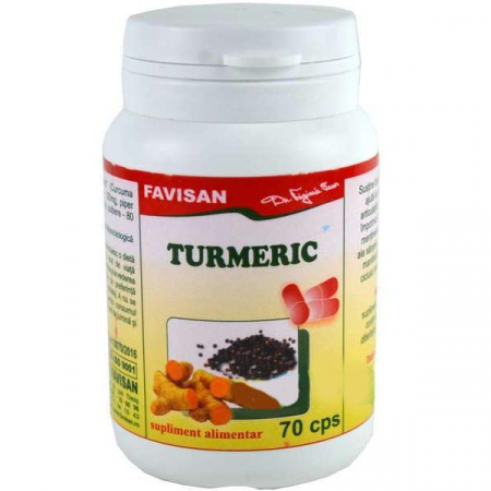 protector gastric - TURMERIC 320mg, 70 capsule, Favisan