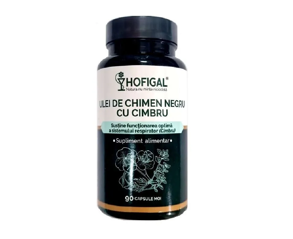 ULE I de CHIMEN NEGRU cu CIMBRU, 90 capsule moi, Hofigal