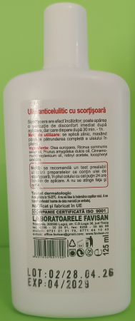 ULEI Anticelulitic cu Scortisoara, FaviCelusal, FAVISAN la Nana Plafar [1]