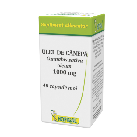 ULEI DE CANEPA 1000mg capsule moi, Hofigal [1]