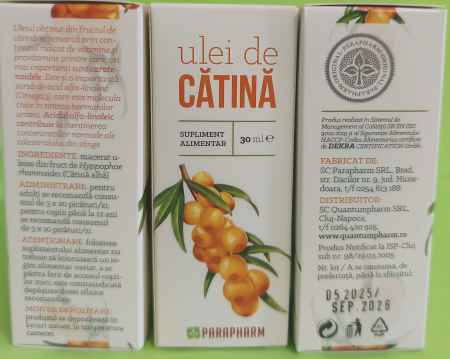 ULEI de CATINA 30ml, Parapharm la Nana Plafar [2]